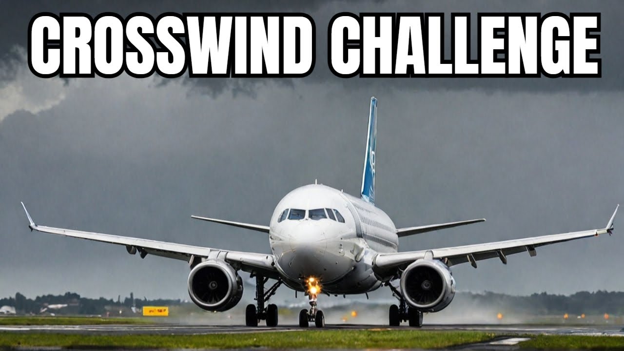 CRAZY Crosswind Landing! Airbus 320 Flynas at Dublin Airport Flight Footage