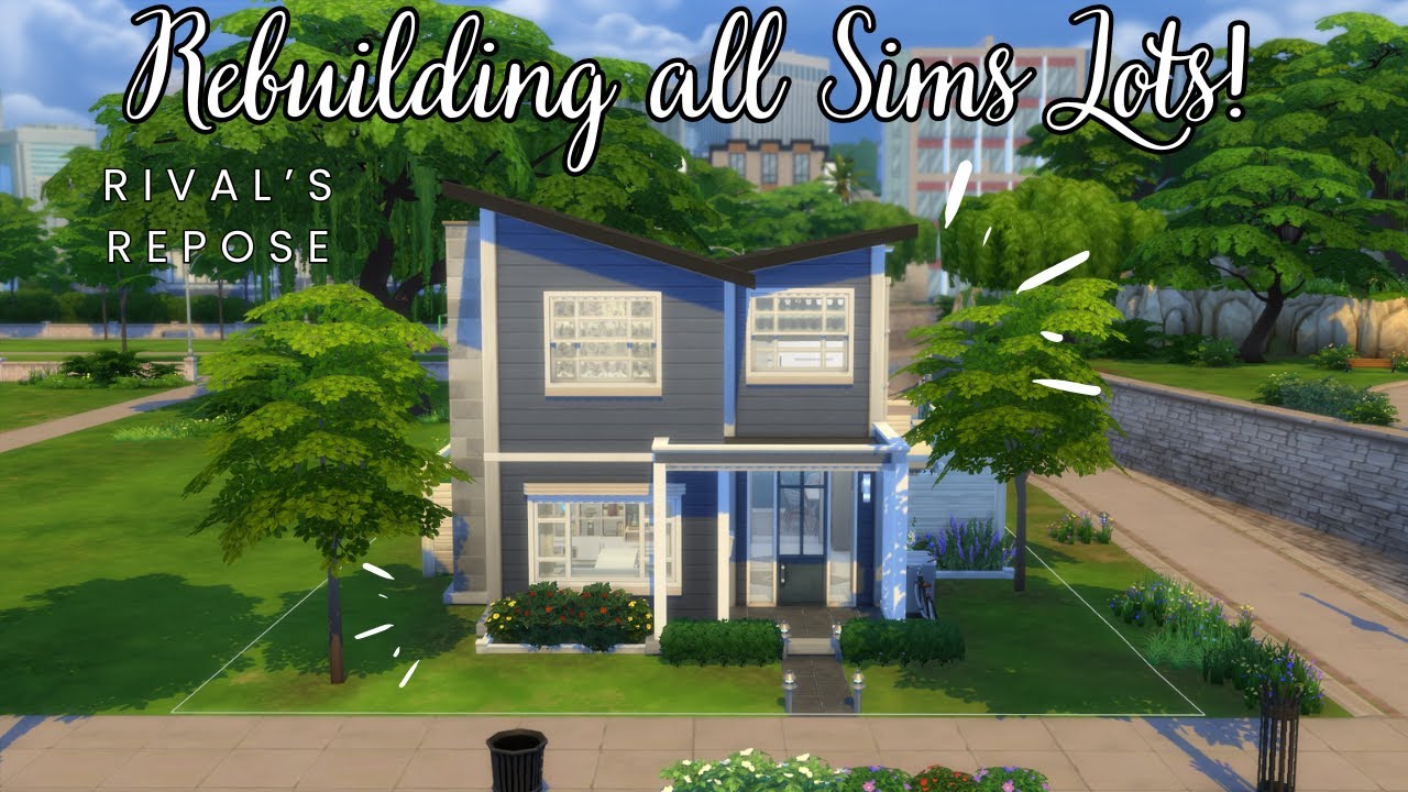 Rebuilding all Sims 4 Lots! - Comfy Cubby