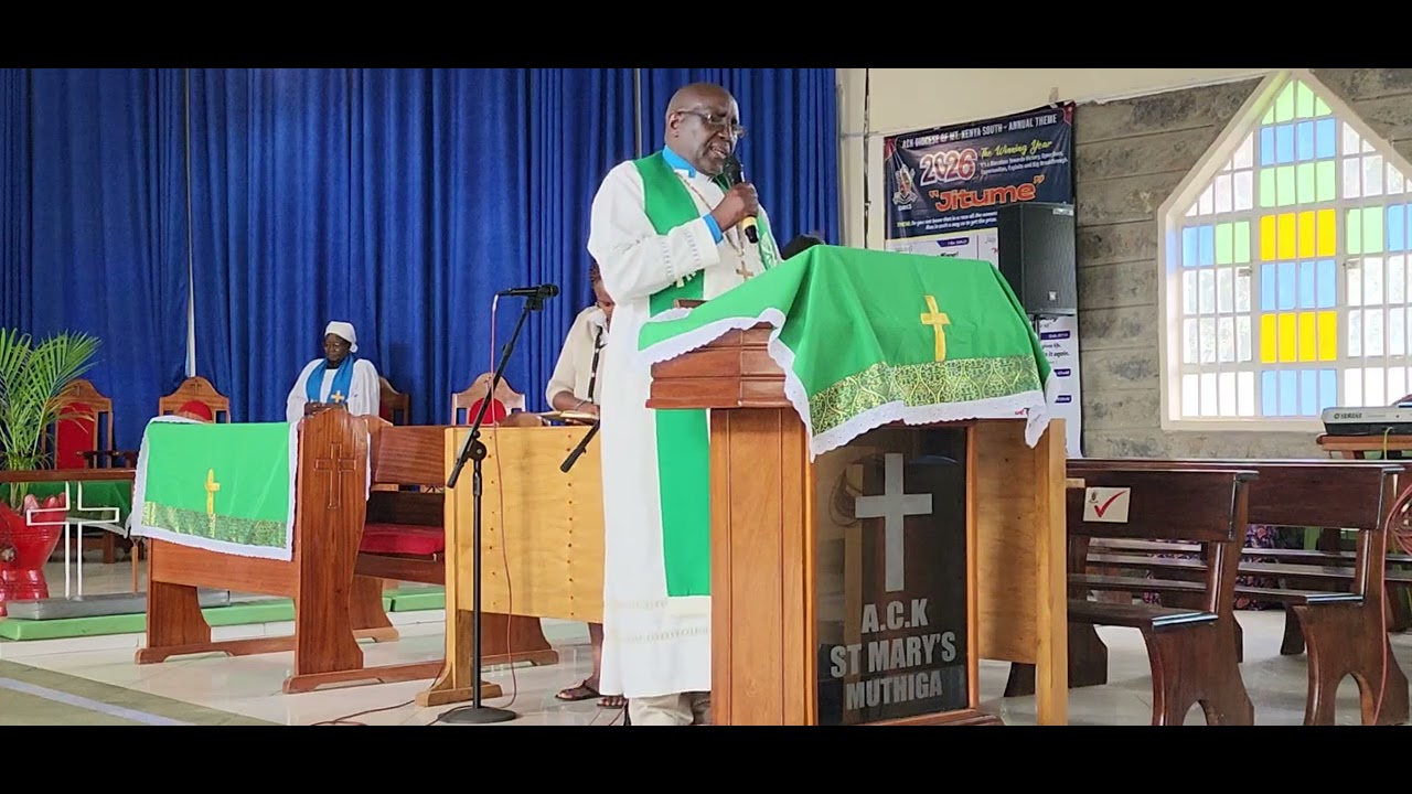 #benediction after Church service closing #prayers by Rev'd Dedan Njenga 