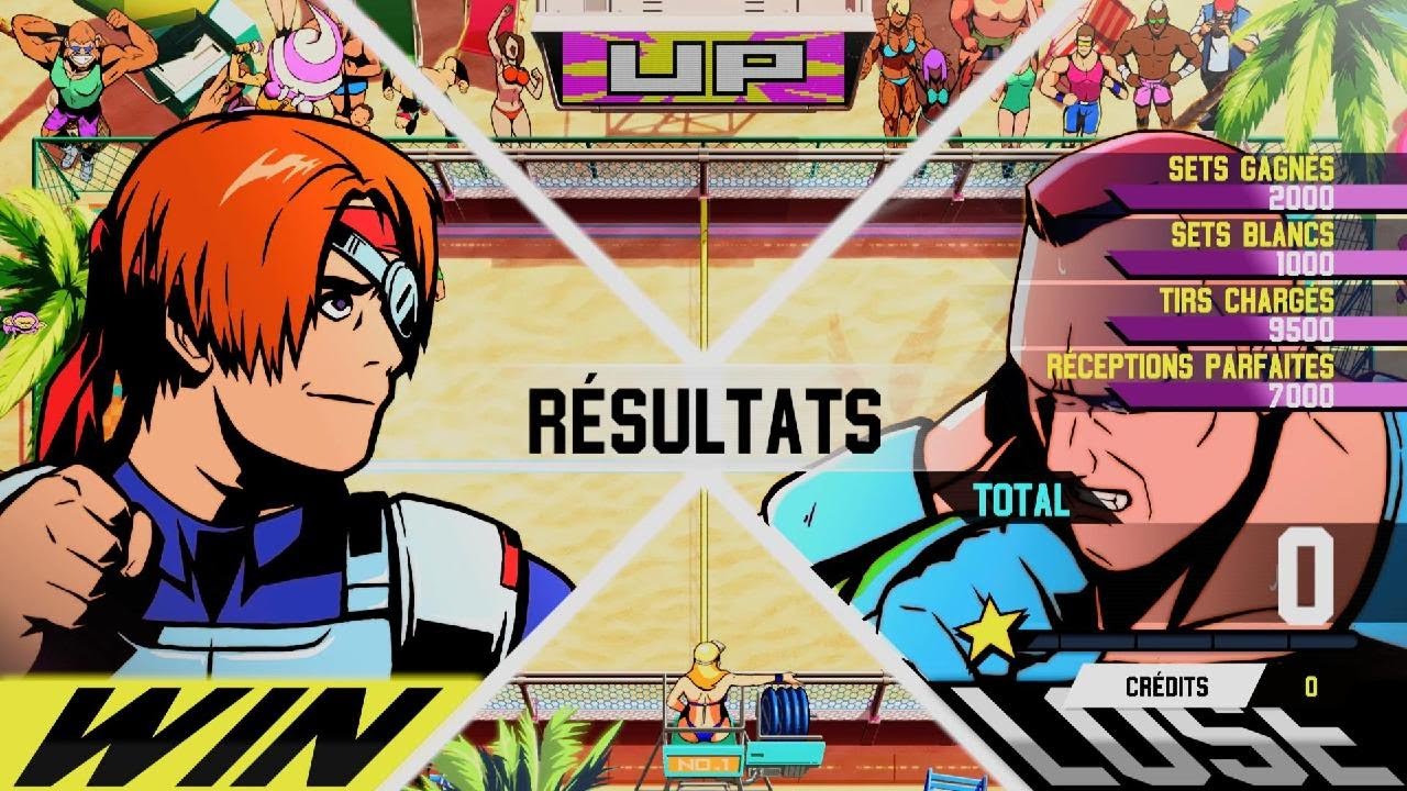 Windjammers 2 arcade hard mode complete playtgrough (trophy ps5)