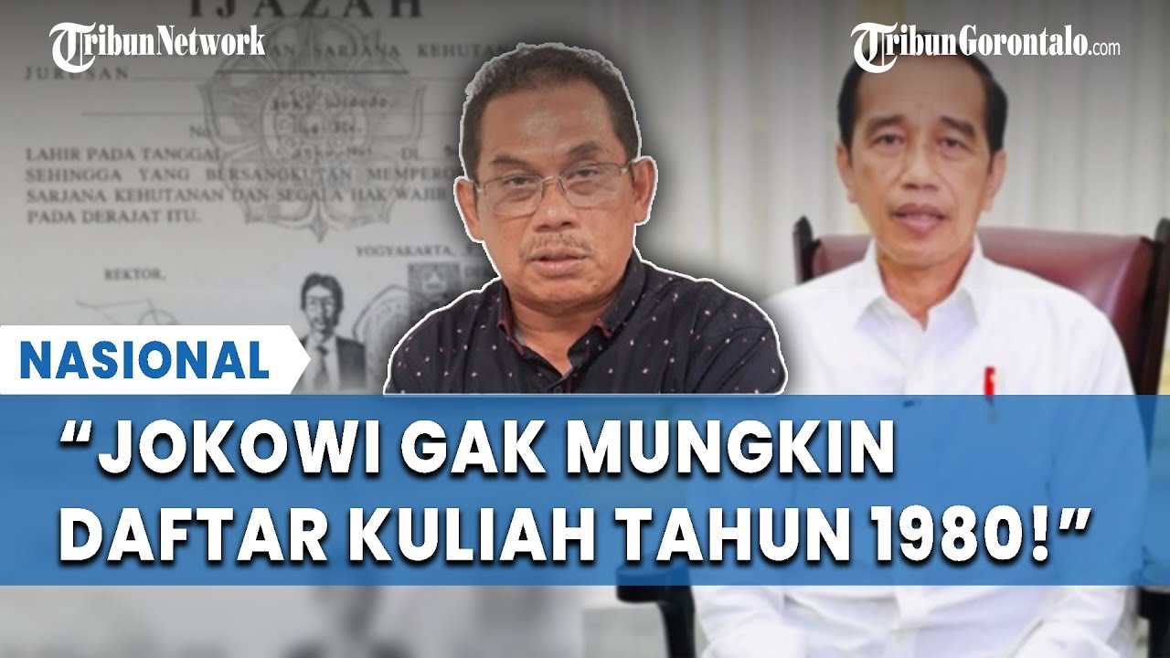 Temuan Baru TIPU UGM: Jokowi Tak Mungkin Daftar Kuliah Tahun 1980?!