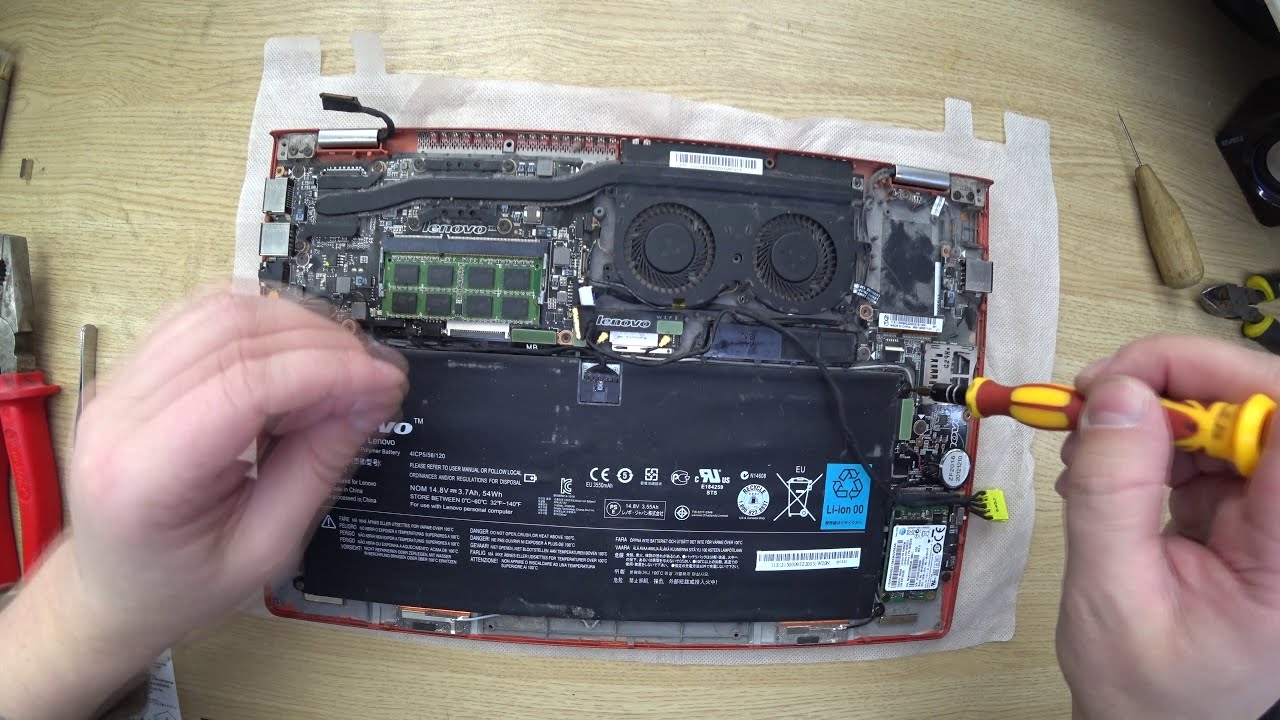 Lenovo ideapad yoga13 20175. Не включается. Найдена причина. Часть 2.