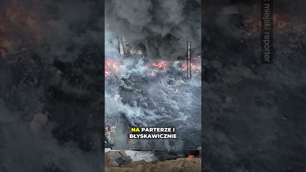 OGROMNY POŻAR NA BIAŁOŁĘCE!