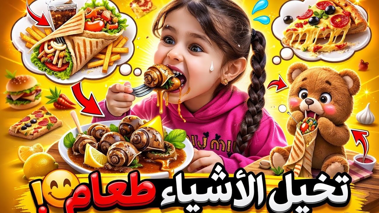 ⭐ لما الجوع يخلي الخيال يشتغل 😋