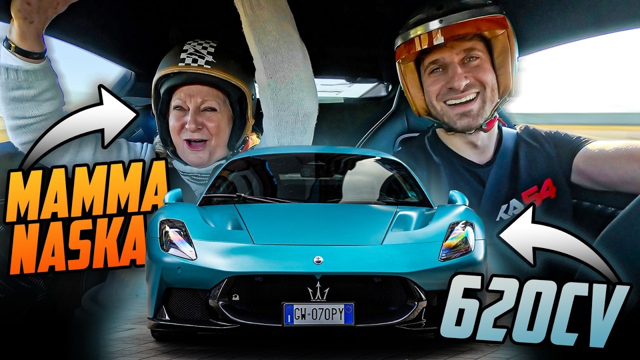 MIA MADRE NON MI PARLA PIU' (dopo che l'ho terrorizzata in pista con la Maserati MCPURA da 630cv)