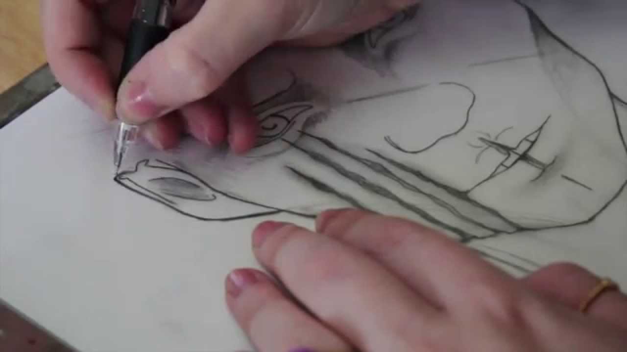 Outsider: Astrid Time Lapse Drawing