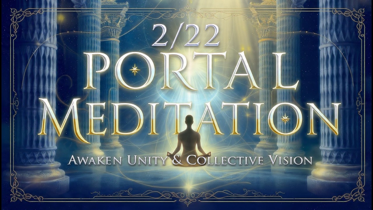 2/22 Portal Meditation: Awaken Unity & Collective Vision | 10-Min Guided Journey