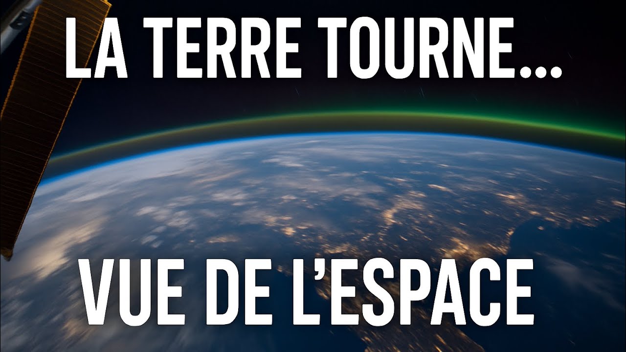 La terre vue de l'espace | Rotation spectaculaire depuis l'ISS