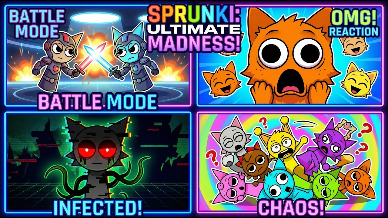 Sprunki vs All Characters – Final Battle