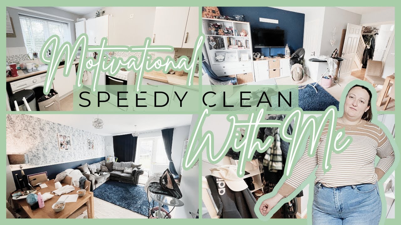 MOTIVATIONAL SPEEDY CLEAN WITH ME || MOM MOTIVATION || UK 2023