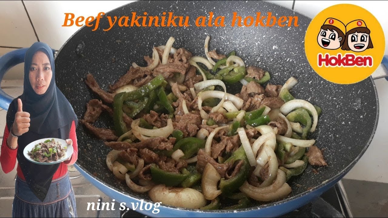 Resep mudah membuat Beef yakiniku enak ala hokben