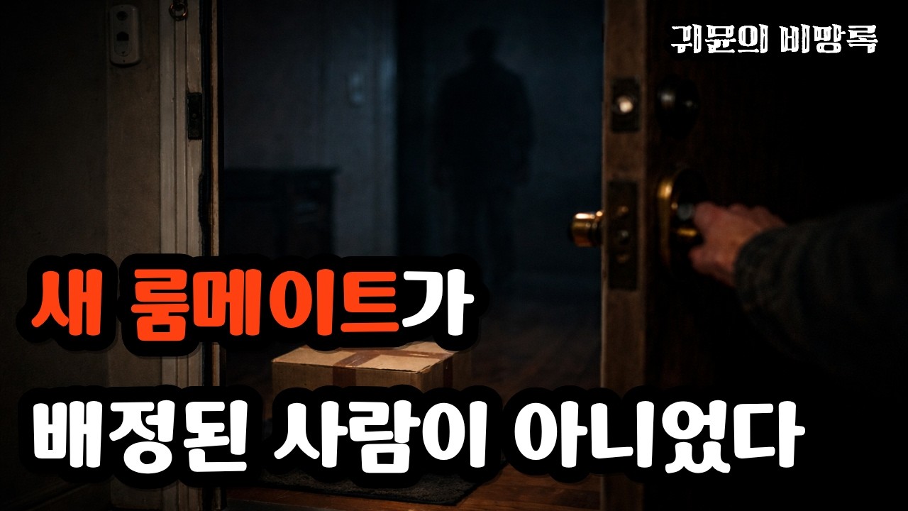 레딧 괴담 | 우리 집에 이상한 룸메이트가 들어왔다