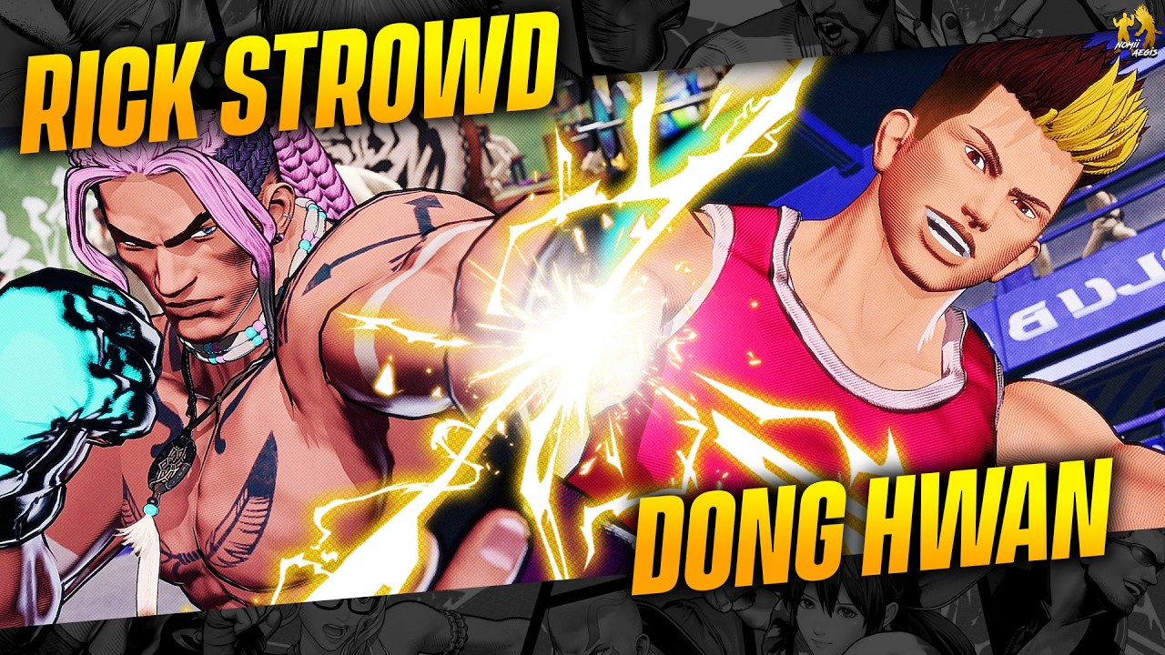 RICK STROWD vs KIM DONG HWAN ▰ Early Access 4K Matches ▰ Fatal Fury: City of the Wolves