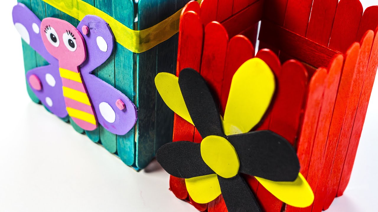 How to Make a Decorative Box out of Popsicle Sticks