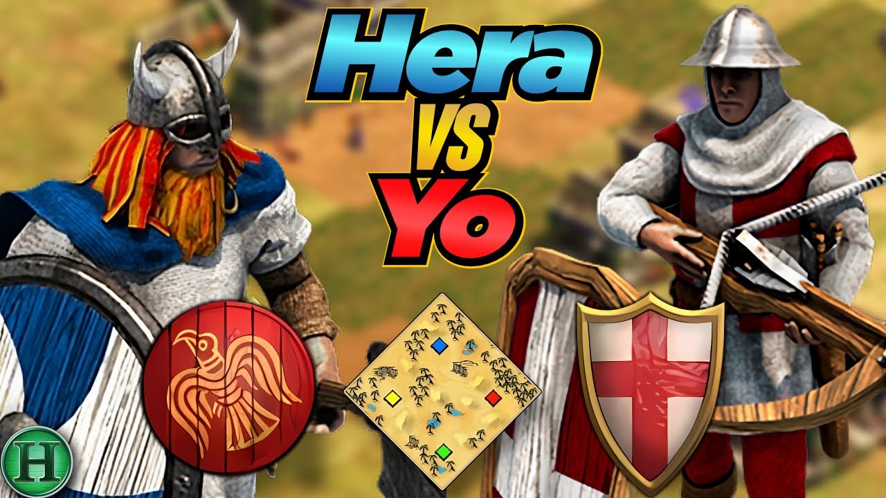 Vikings vs Italians | 1v1 Arabia | vs Yo | AoE2
