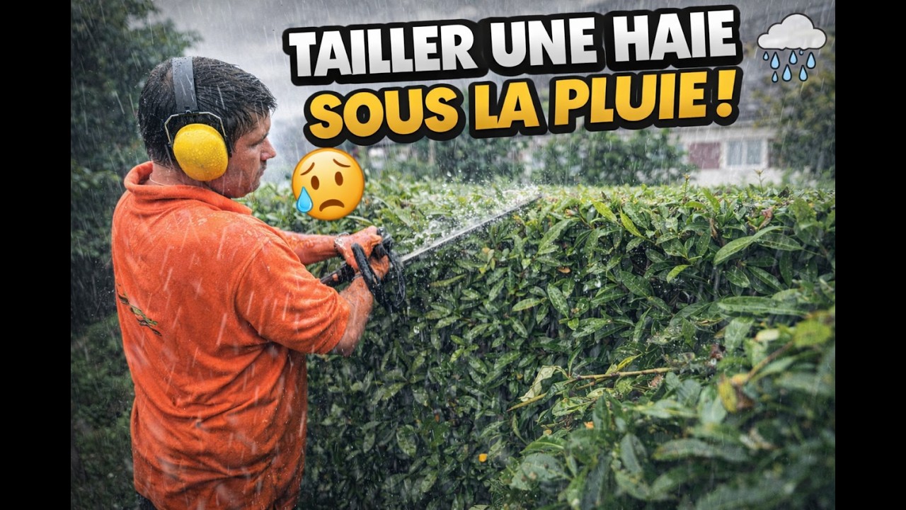 On reprend TOUTE la haie de Lauriers