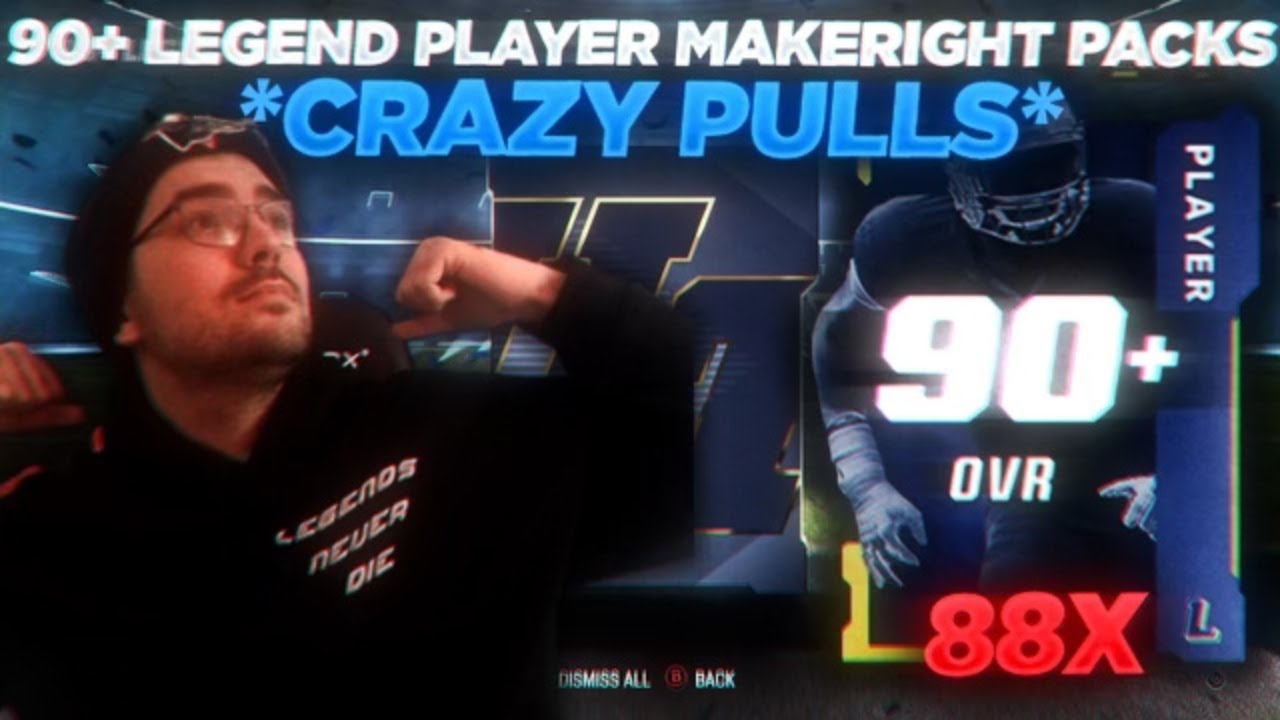 *INSANE PULLS* 88X 90+ LEGEND MAKE RIGHT PACK OPENING IN MADDEN 23!! EA SPORTS SPONSORED OPENING!!
