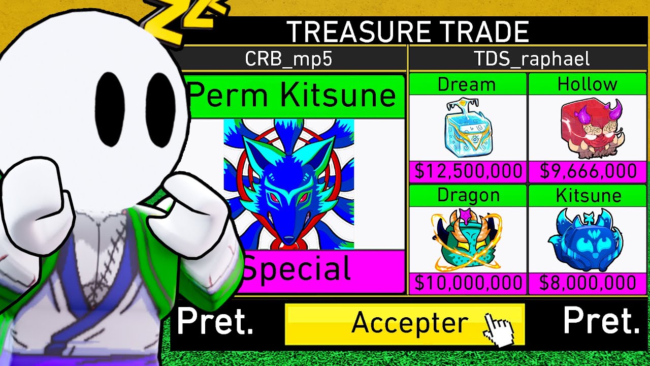 TRADE KITSUNE PERMANENT pendant 24HEURES !