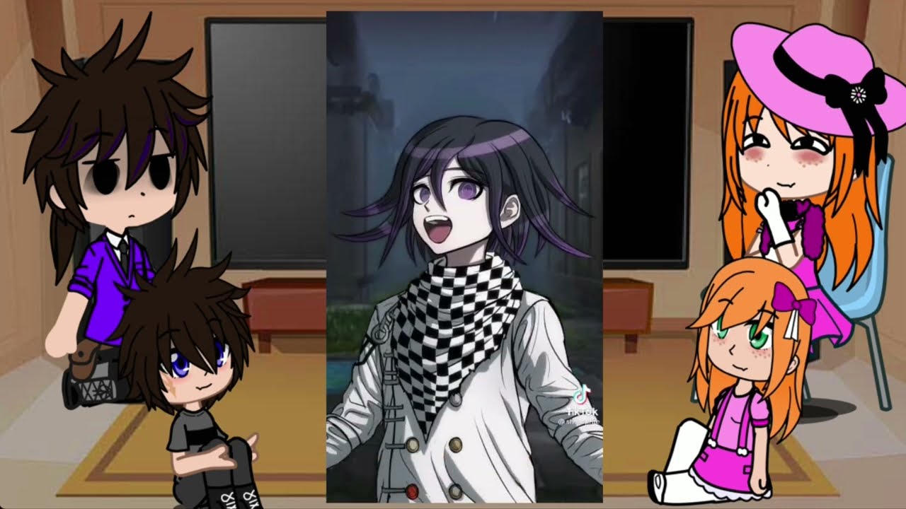 Past aftons react to Future Michael as kokichi { saiouma }//very lazy//￼•KARMA•