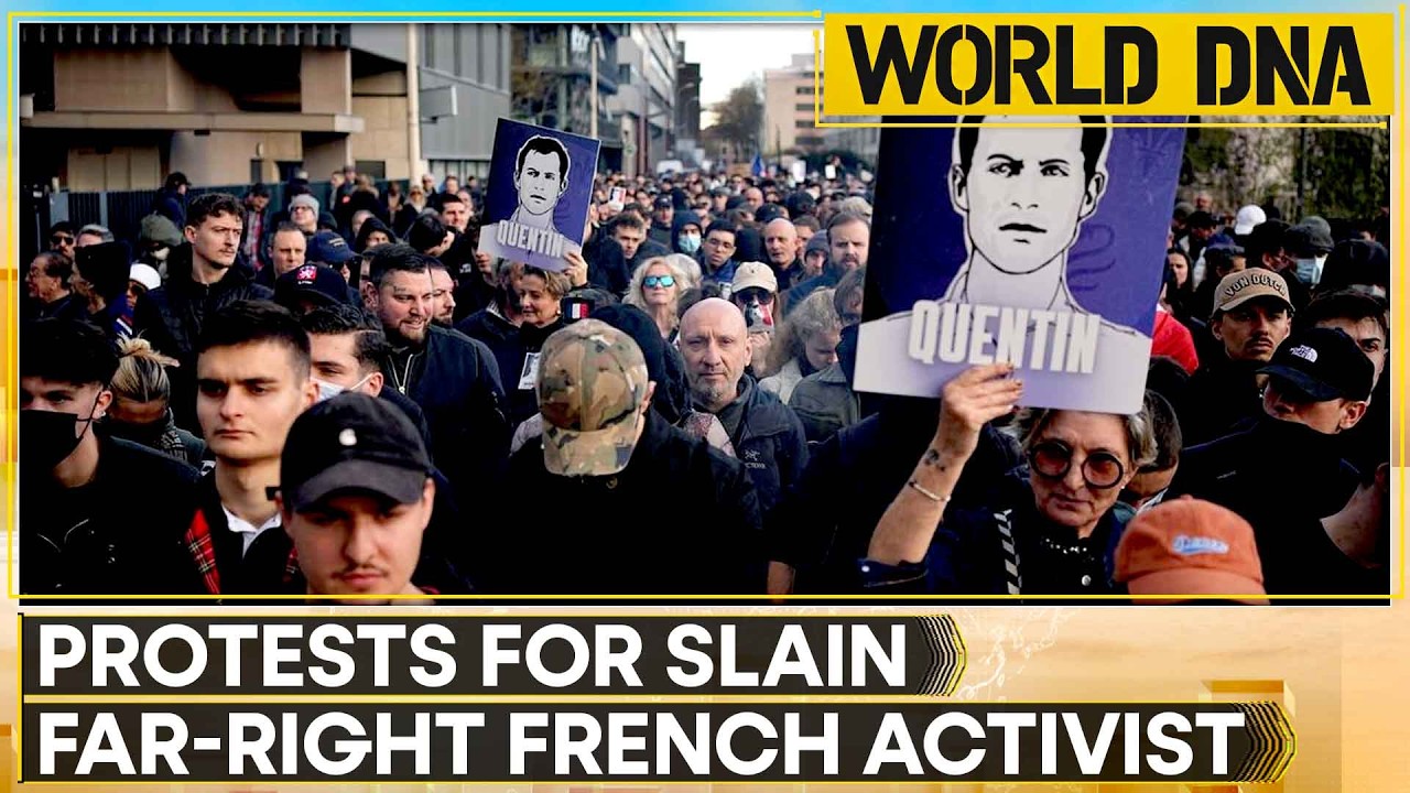 France Protest: 3,200 Far-Right Supporters Rally for Slain French Activist | WION World DNA
