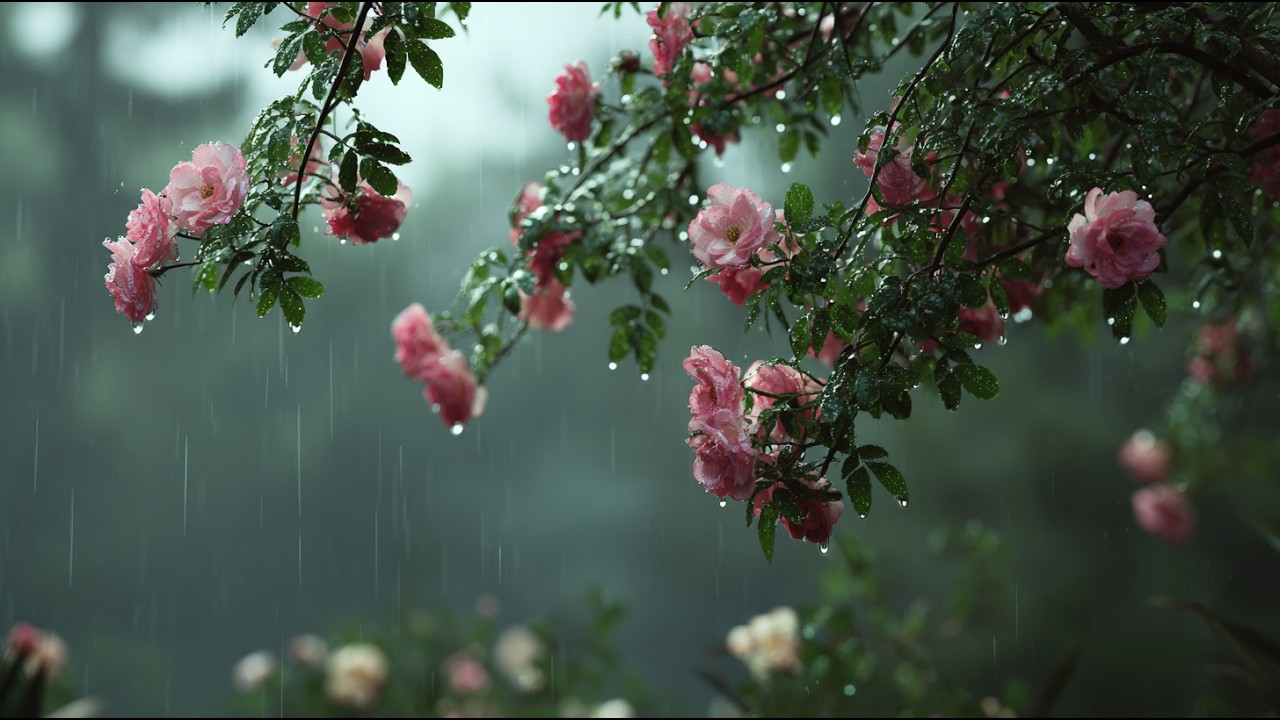 Peaceful Garden Rain 🌿 Calm Nature Ambience
