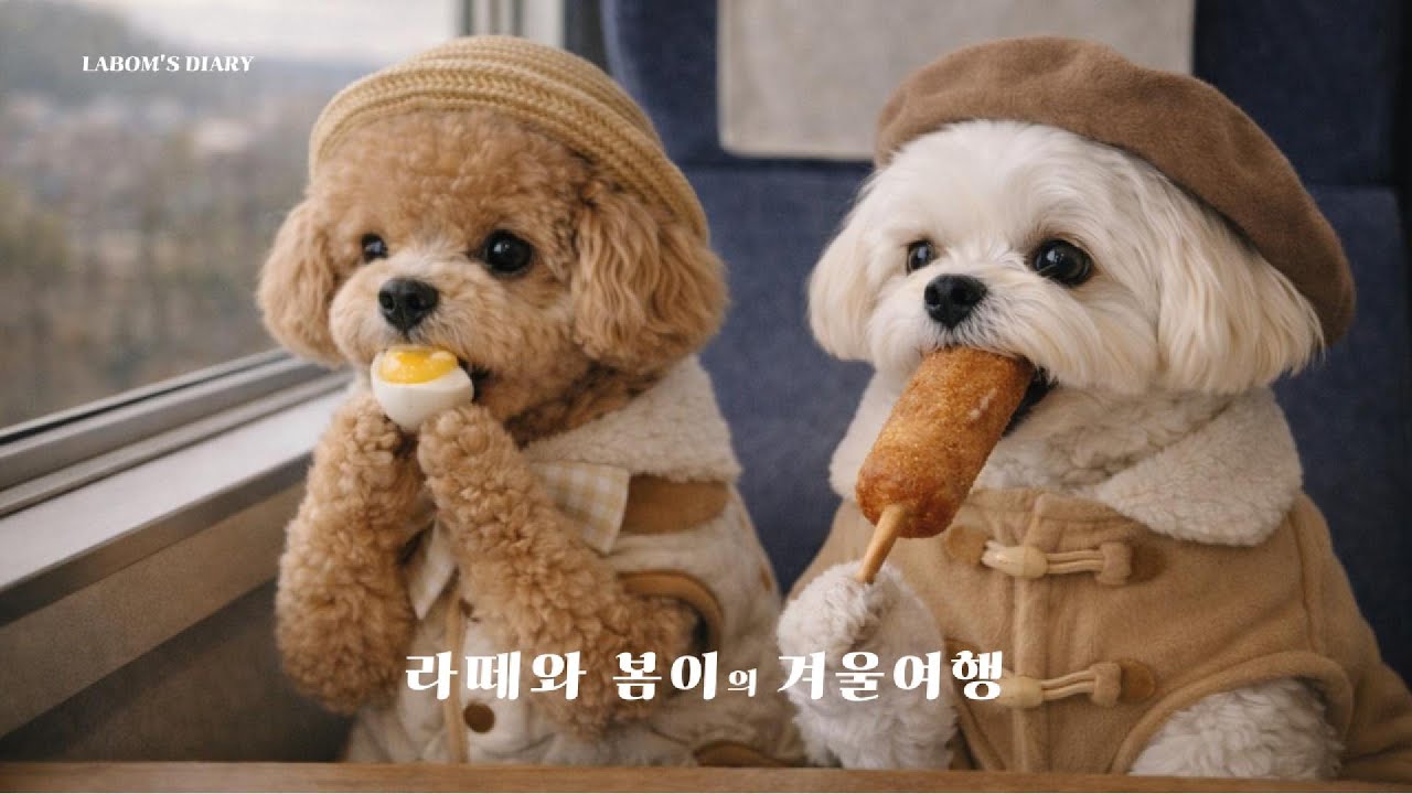 라뗴와 봄이의 겨울여행
