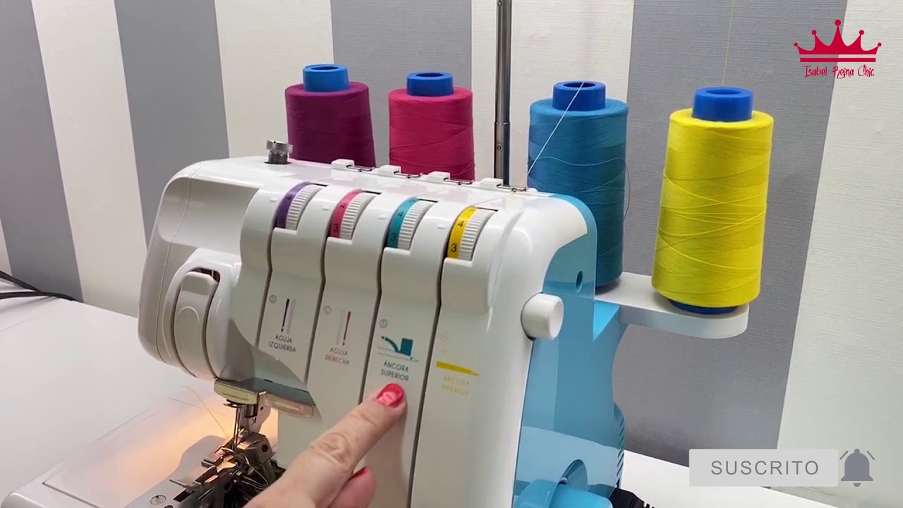 Como enhebrar tu remalladora Alfa Overlock Style 8708 (Tutorial)