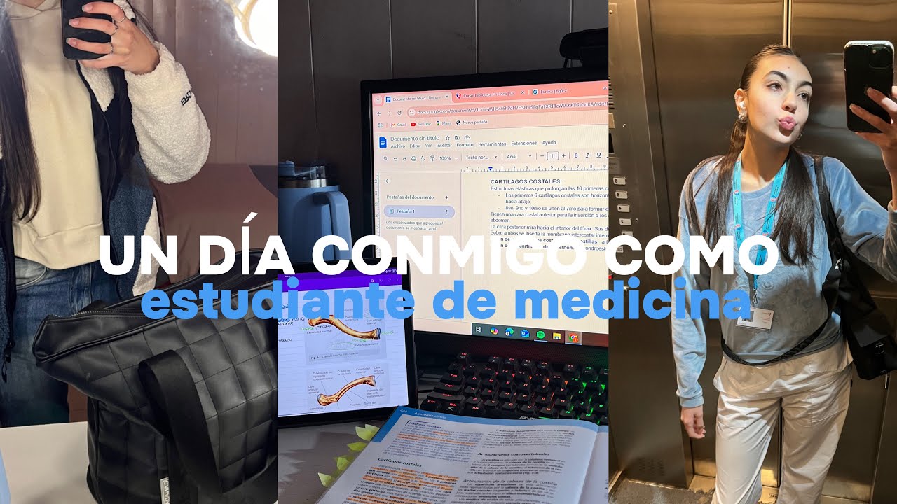 Un D&Iacute;A CONMIGO como estudiante de MEDICINA🩺🩵