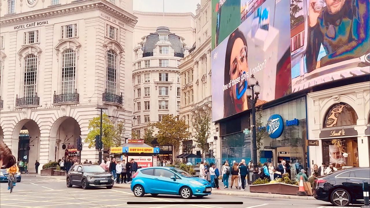 4K HDR London Walking Tour|West End| Trafalgar Square|Covent Garden| Leicester Square|china Town|