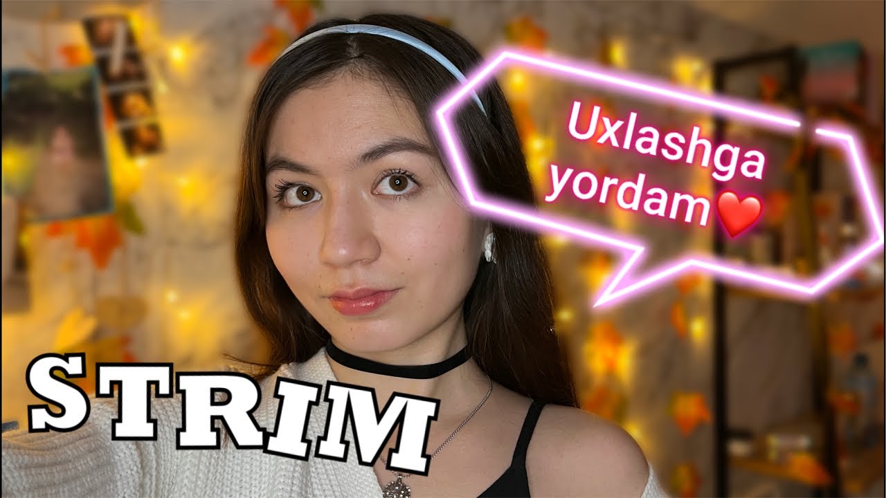 ❤️Uxlashga❤️ yordam beraman strim. Помогу уснуть