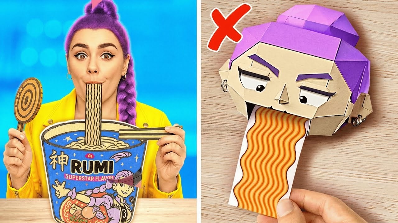 Cardboard Or Lego Rumi? 💜 *The Most Fun Gamebooks By Cool Tool*
