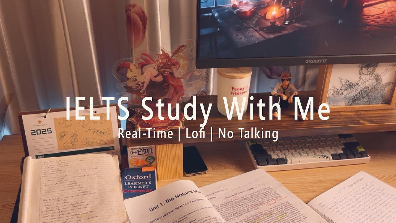 1 &ndash; Hour IELTS Study &ndash; Chill Lofi, Cozy Vibes, No Talking
