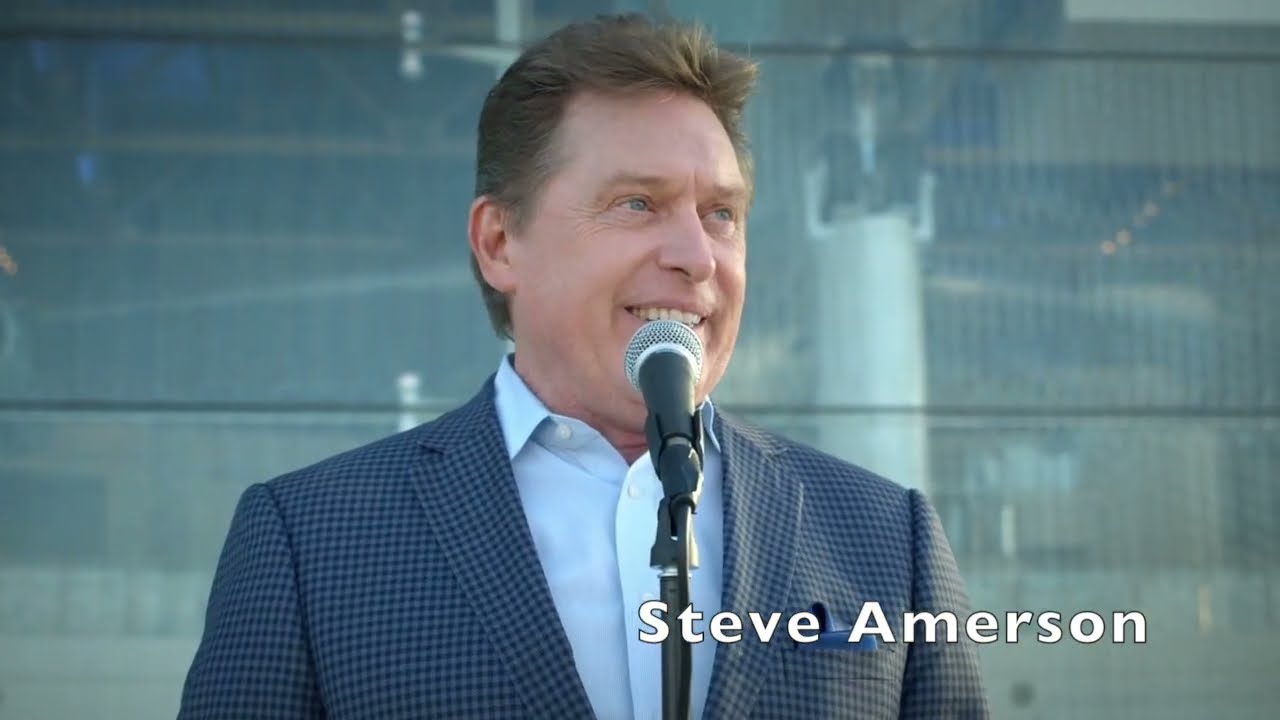 America the Beautiful sung by Steve Amerson at the Reagan Library with scenic views.