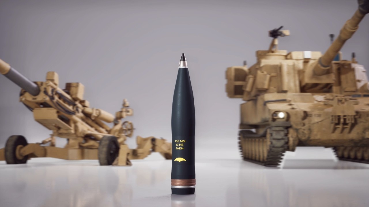 155-мм артиллерийский снаряд M454 со сверхфугасным зарядом
