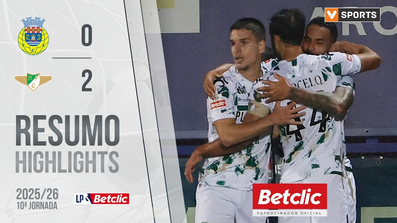 Resumo: Arouca 0-2 Moreirense (Liga 25/26 #10)