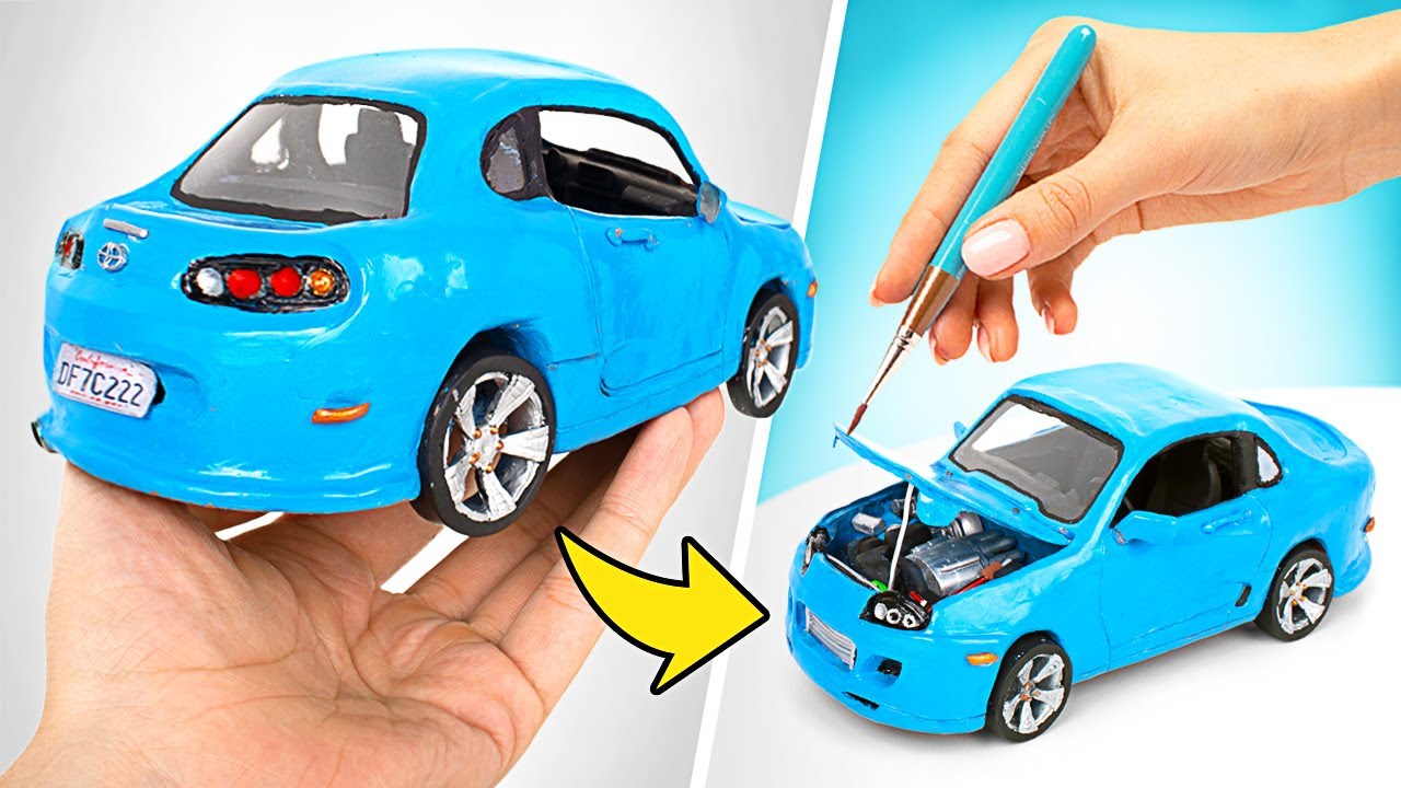 ¡Cómo convertir plastilina en un auto de carreras!