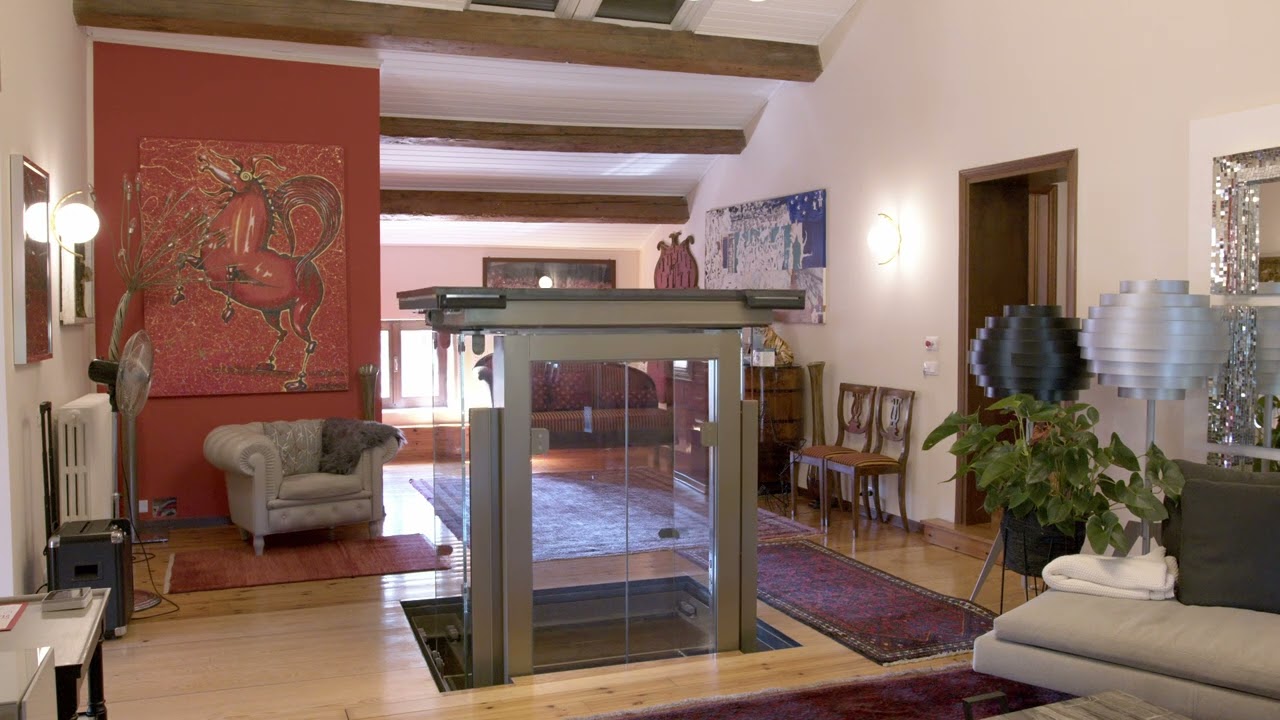 Ascensore a scomparsa Casa Privata a Verona in Villa Storica - MA.RI.VE Ascensori San Bonifacio