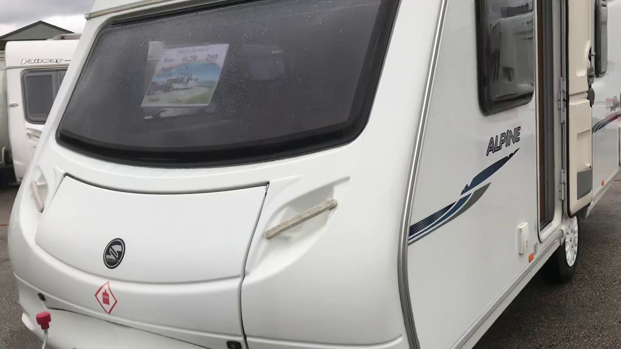 Sprite Alpine 4 2008 Diamond anniversary fixed bed  caravan for sale at North Western Caravans
