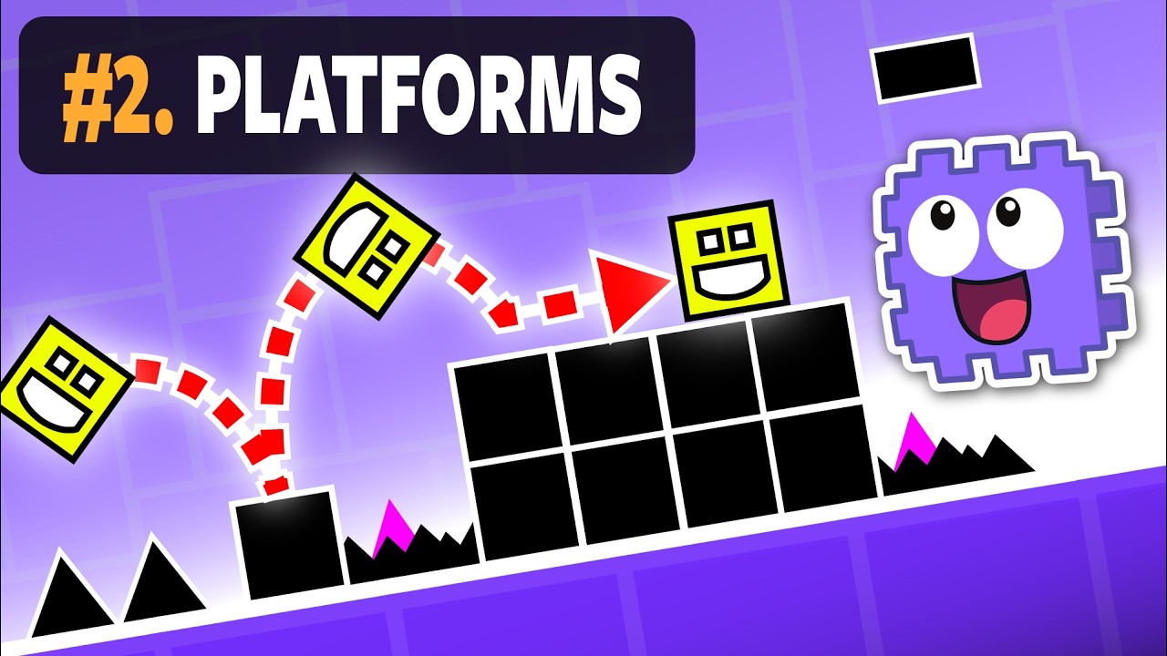 Geometry Dash #2 | Столкновения платформ | Учебное пособие по Scratch