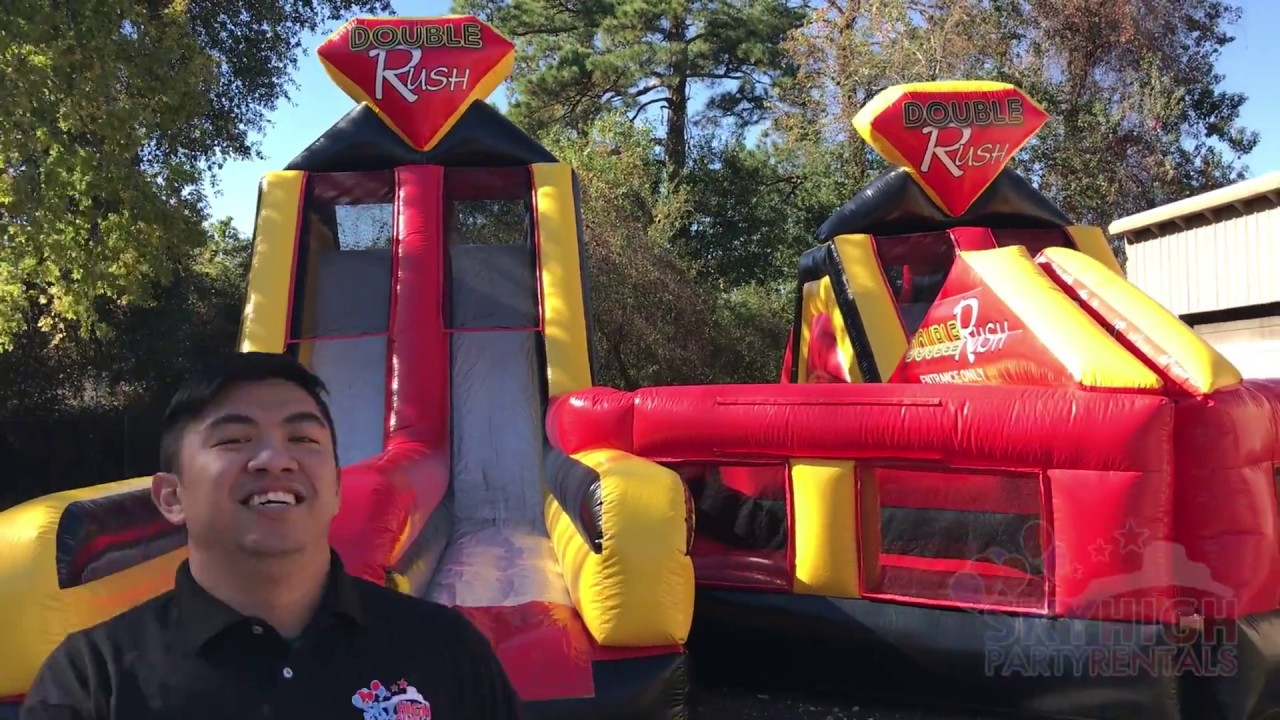 Double Rush Obstacle Course (2 parts) | Sky High Party Rentals