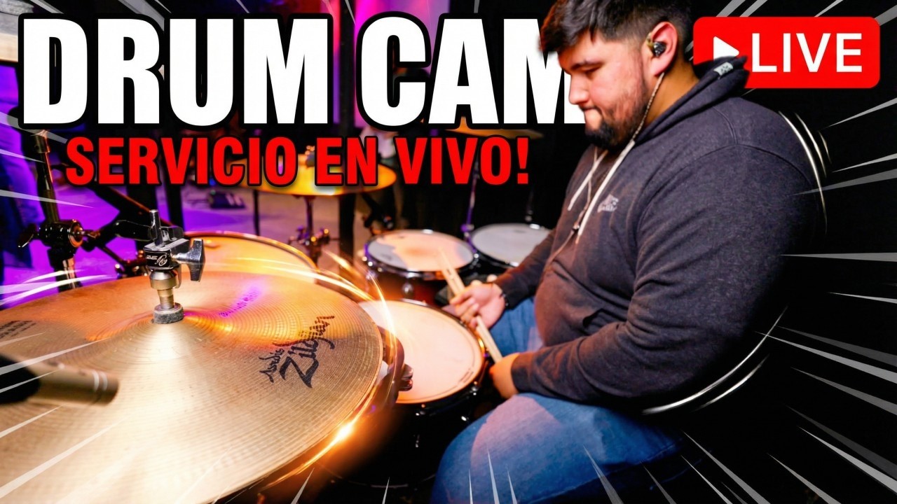 Así Se Vive La Alabanza Desde La Batería 🥁 | DrumCam Worship En Vivo