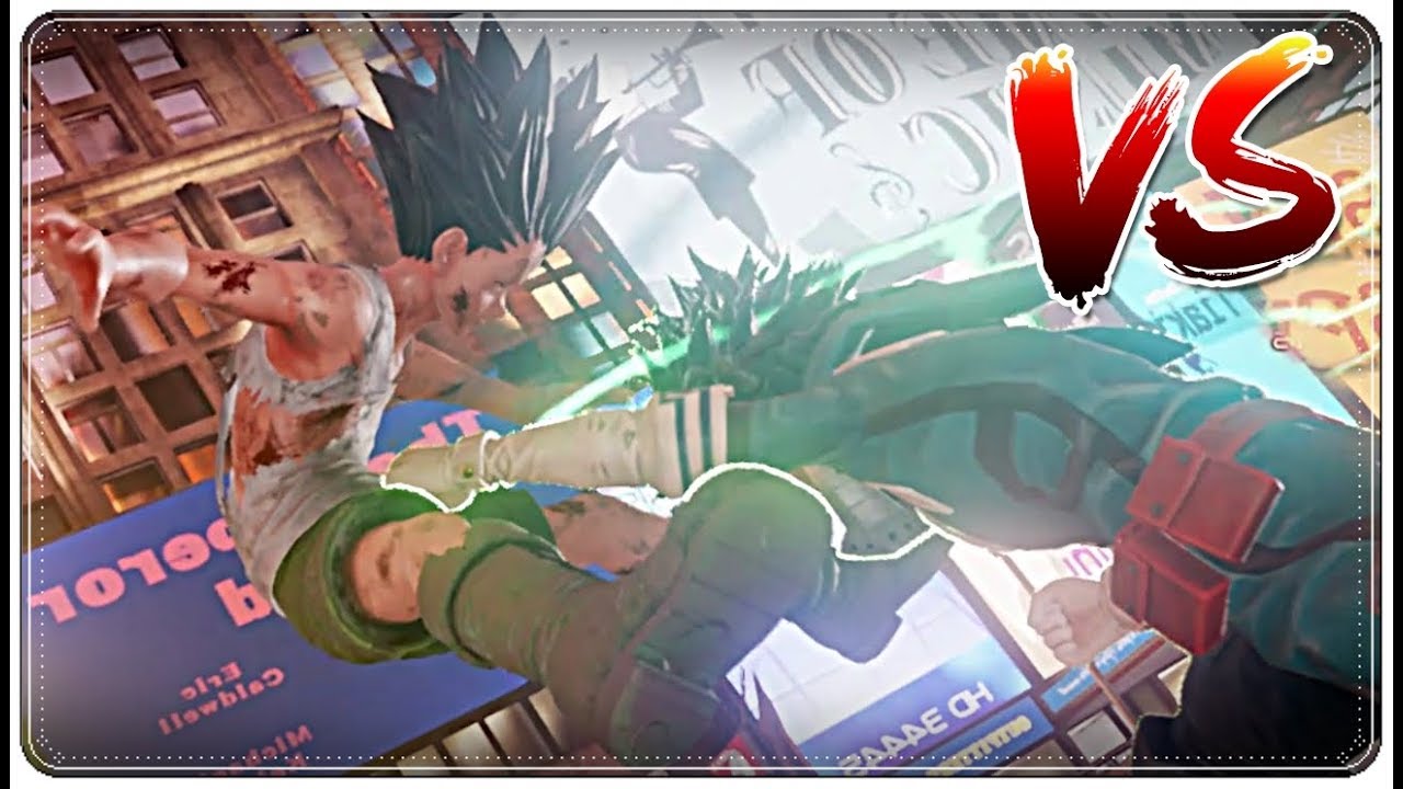 JUMP FORCE - Deku VS Gon 1v1 Gameplay (PS4 Pro)