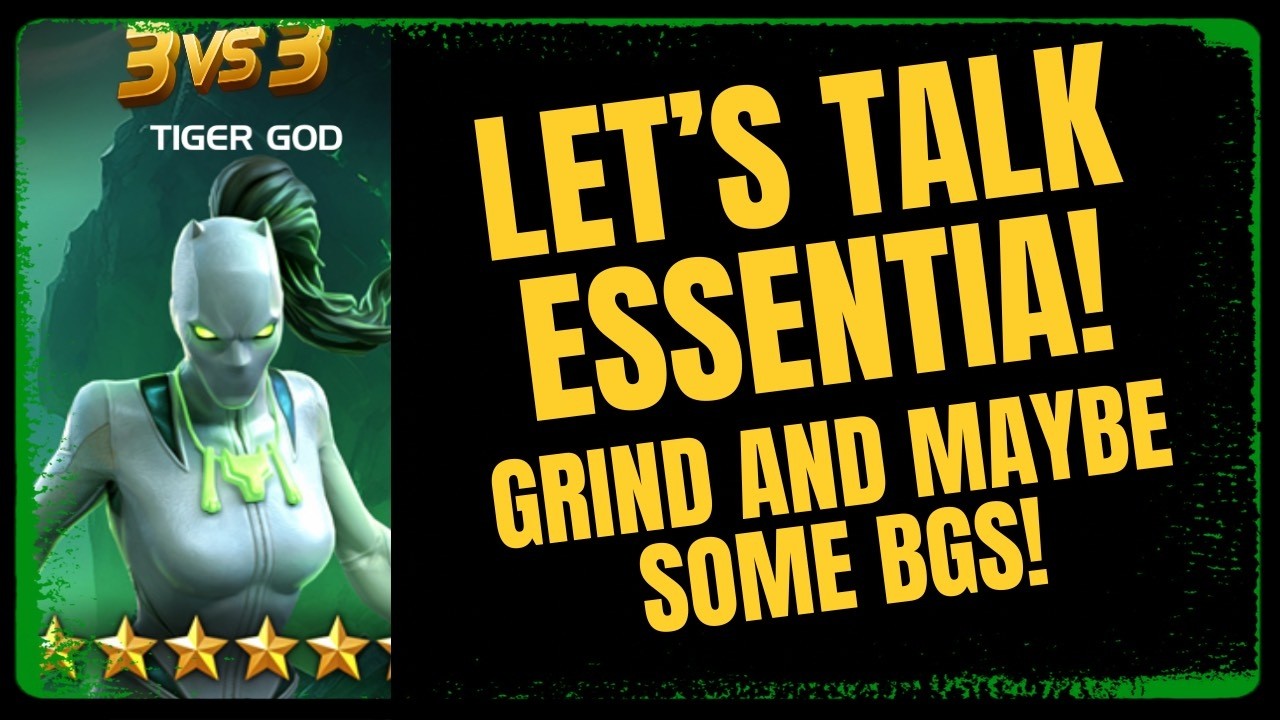 So Essentia Store Is Fun! Let's Grind And Talk! Maybe Some BGsToo! Marvel Contest Of Champions!
