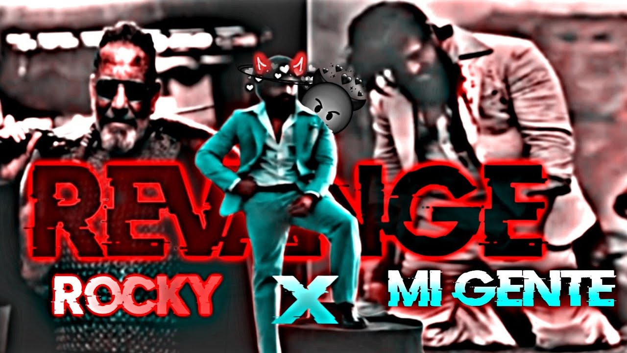 Mi Gente FT.Rocky Bhai | Mi Gente X Rocky Bhai Edit || DEMON 👿 |