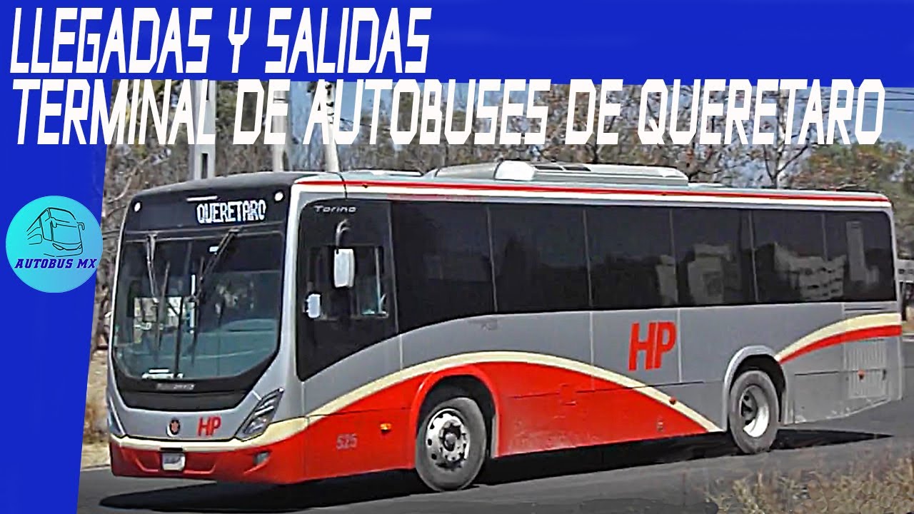 Terminal de Autobuses de Querétaro Llegadas y Salidas, muchas líneas, muchos modelos y cromáticas