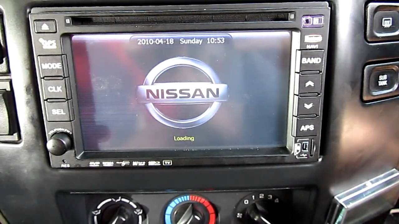 Car DVD Player with in-dash GPS Navigation for Nissan