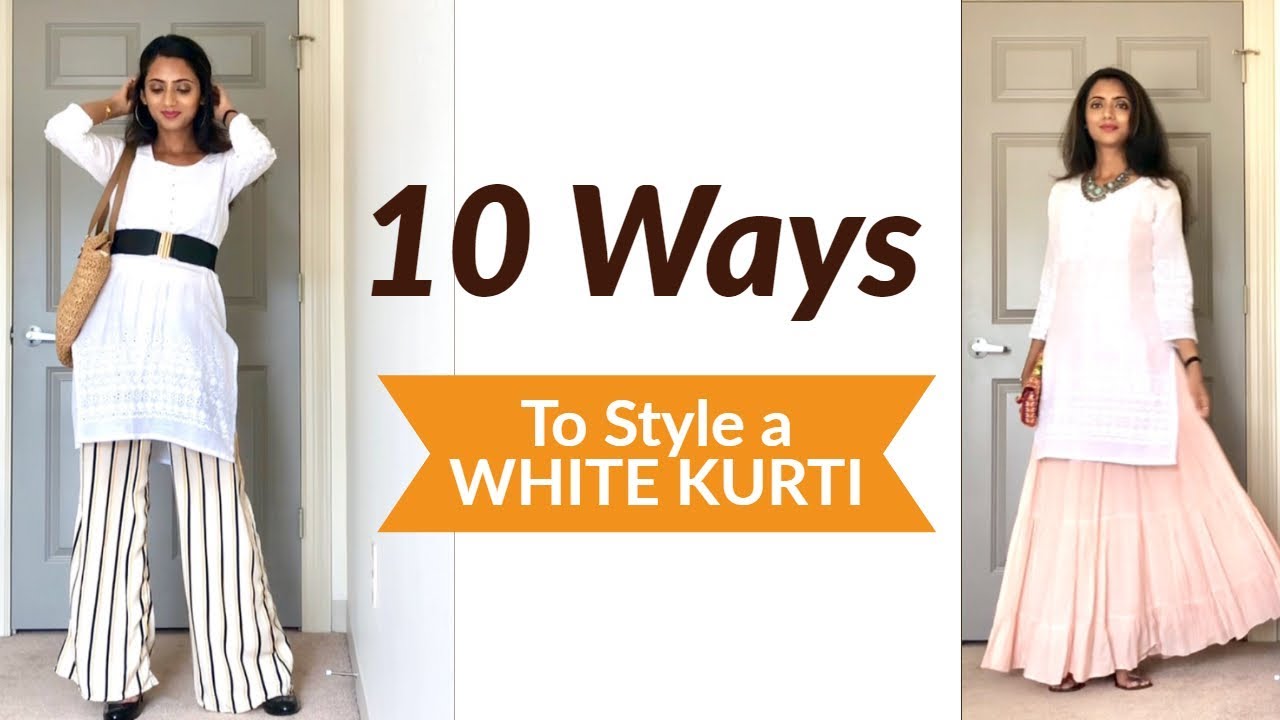 How to Style a WHITE KURTI in Different Ways | Himani Aggarwal