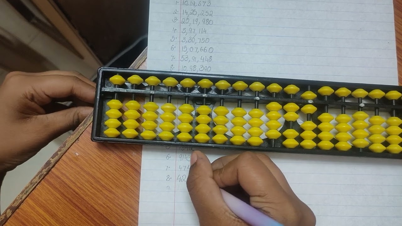 abacus level -7 test