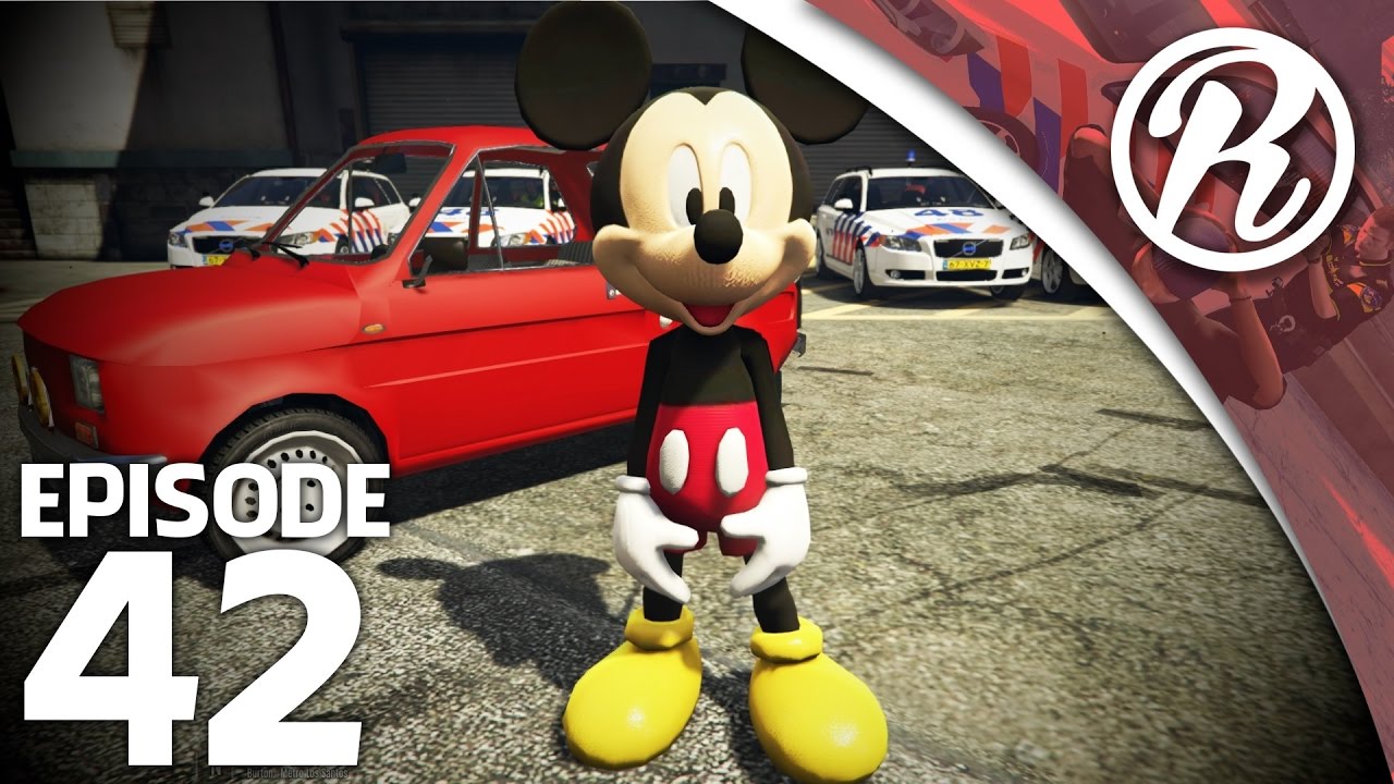 [GTA5] NEDERLANDSE POLITIE VS MICKEY MOUSE!! - Royalistiq | Politie en boefje #42