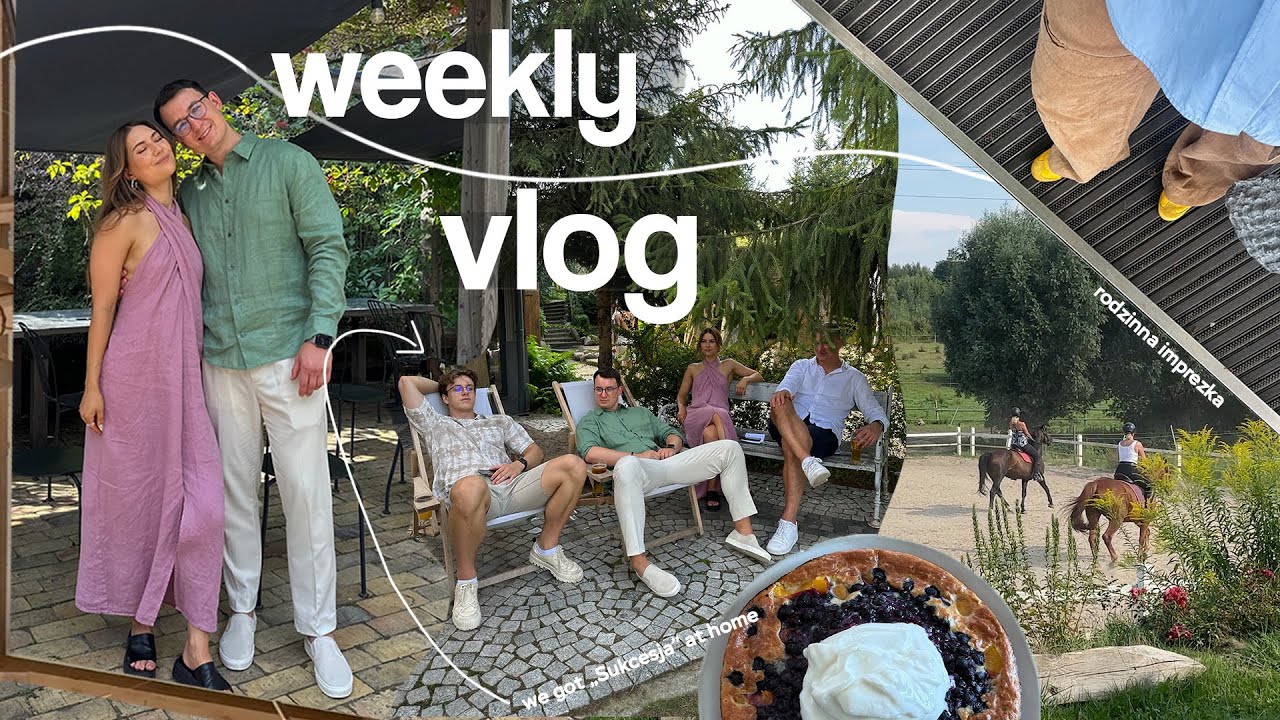 WEEKLY VLOG ☀️// grwm na wesele / sprzątanie lod&oacute;wki / bieganie❤️ / grzywka na wałek / Chorwacja 🌴/